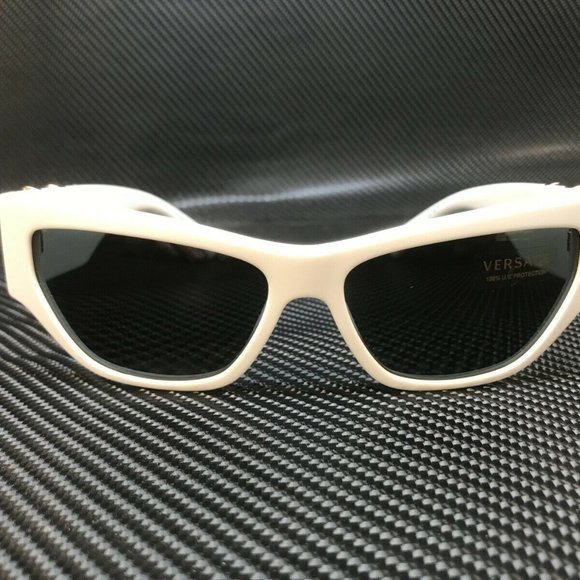 Versace Women\'s Gold Trim White Sunglasses main image 1